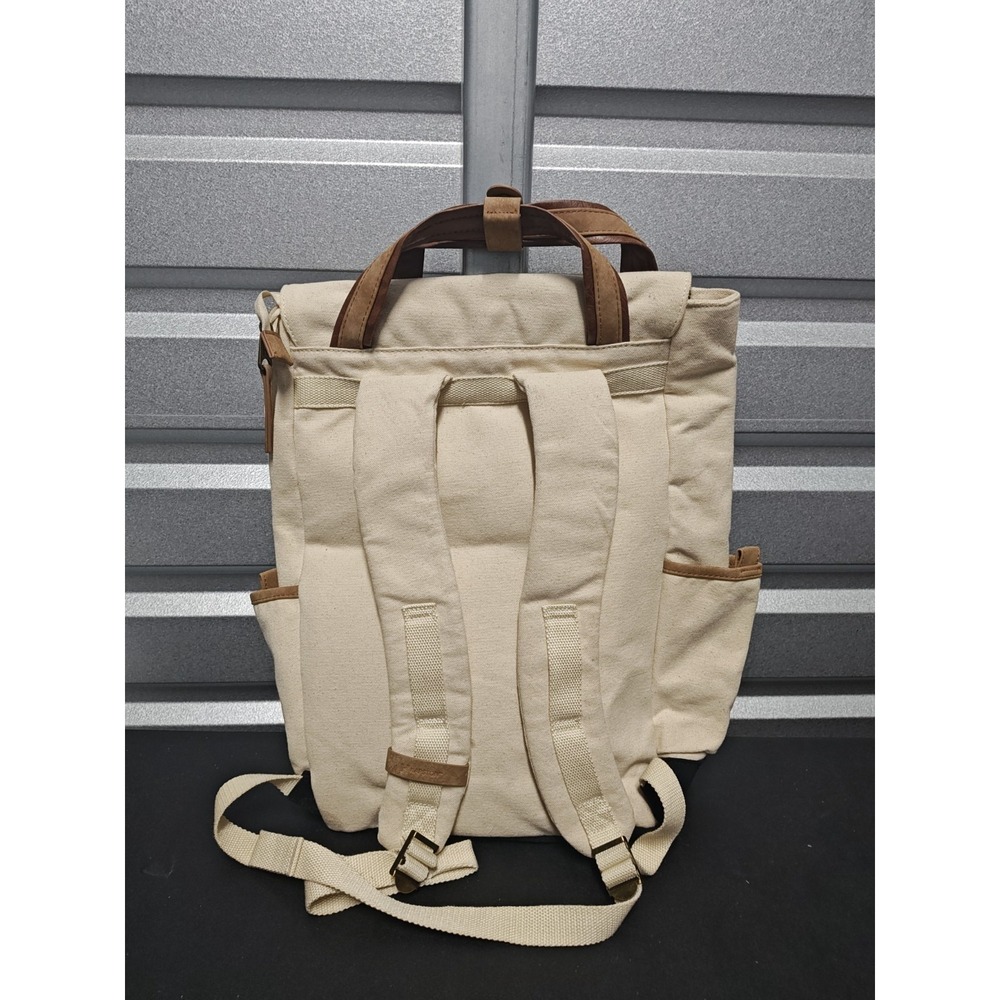 KAPSTON San Marco Backpack Beige Cotton Canvas Harrington Boutique 16080